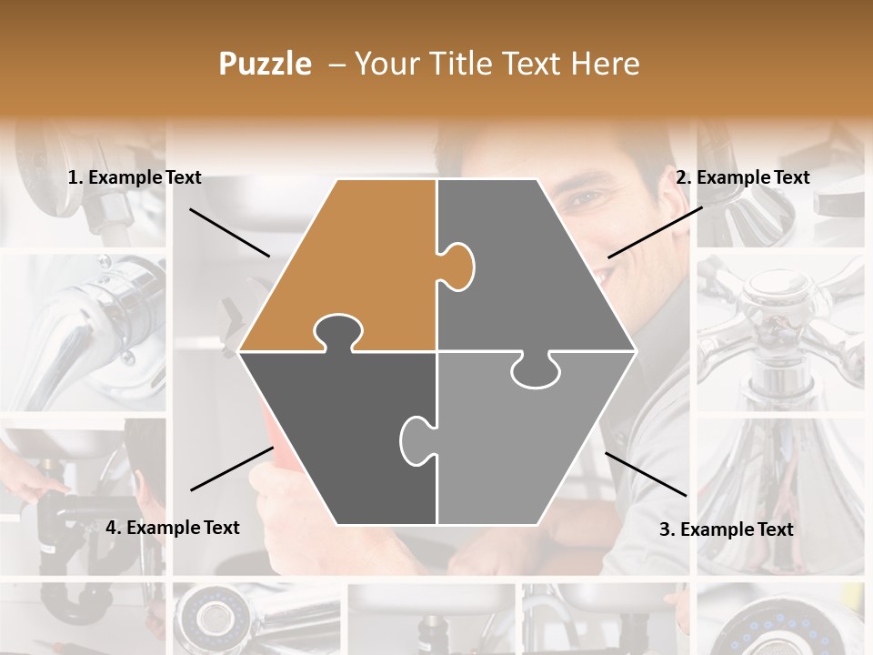 Cute Mattress Woman PowerPoint Template