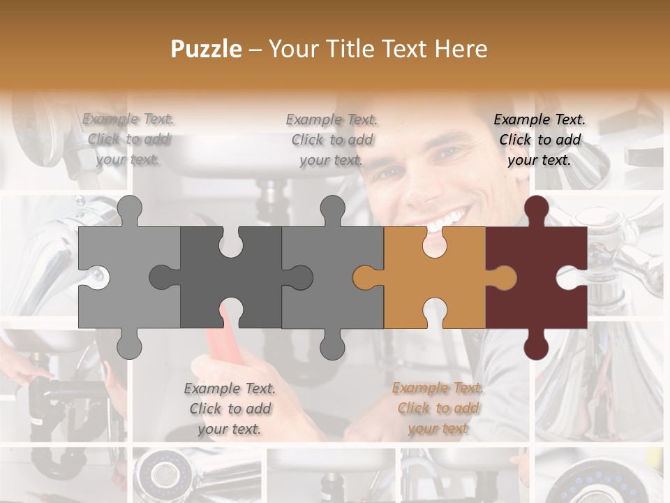 Cute Mattress Woman PowerPoint Template