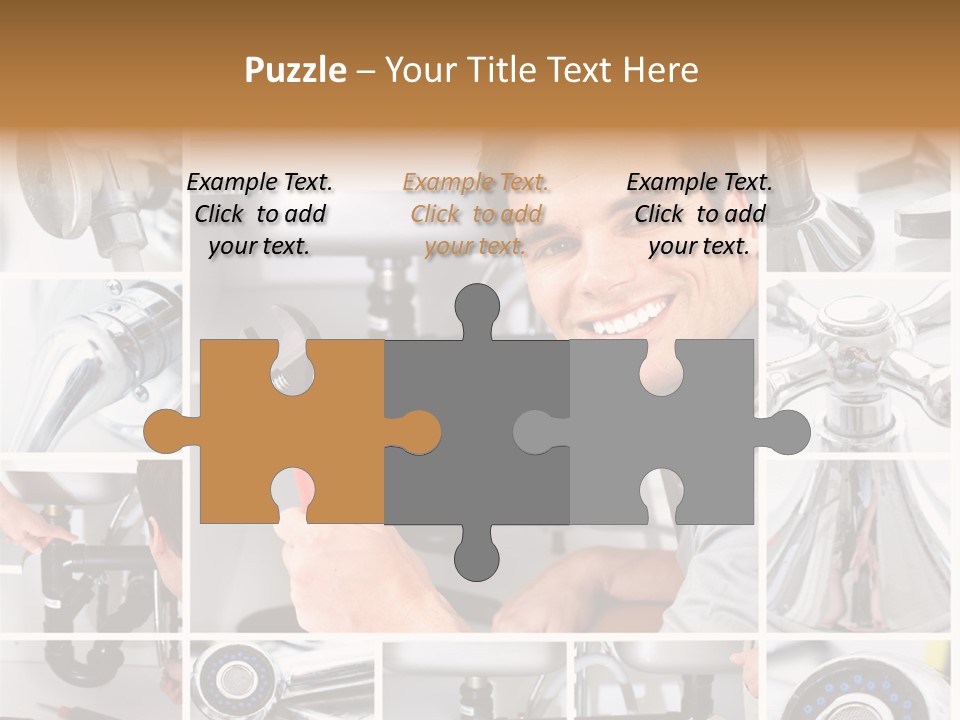 Cute Mattress Woman PowerPoint Template