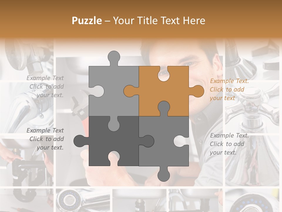 Cute Mattress Woman PowerPoint Template