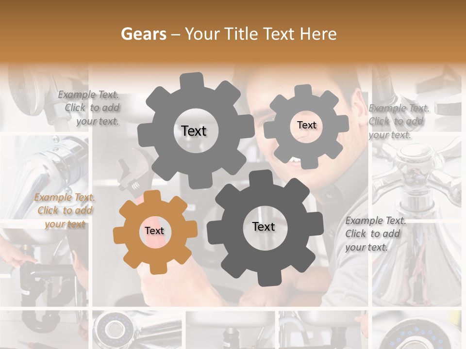 Cute Mattress Woman PowerPoint Template