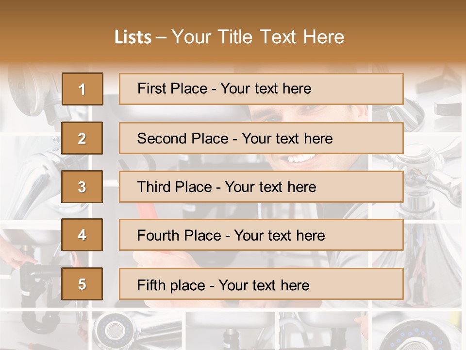 Cute Mattress Woman PowerPoint Template