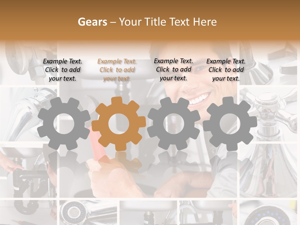 Cute Mattress Woman PowerPoint Template