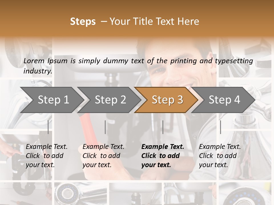 Cute Mattress Woman PowerPoint Template