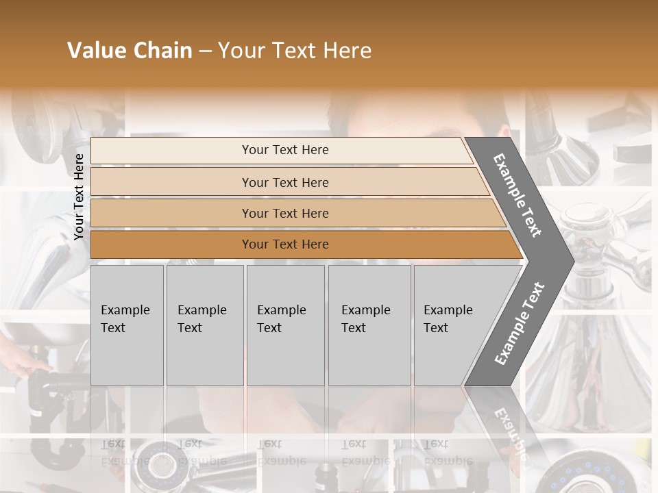 Cute Mattress Woman PowerPoint Template