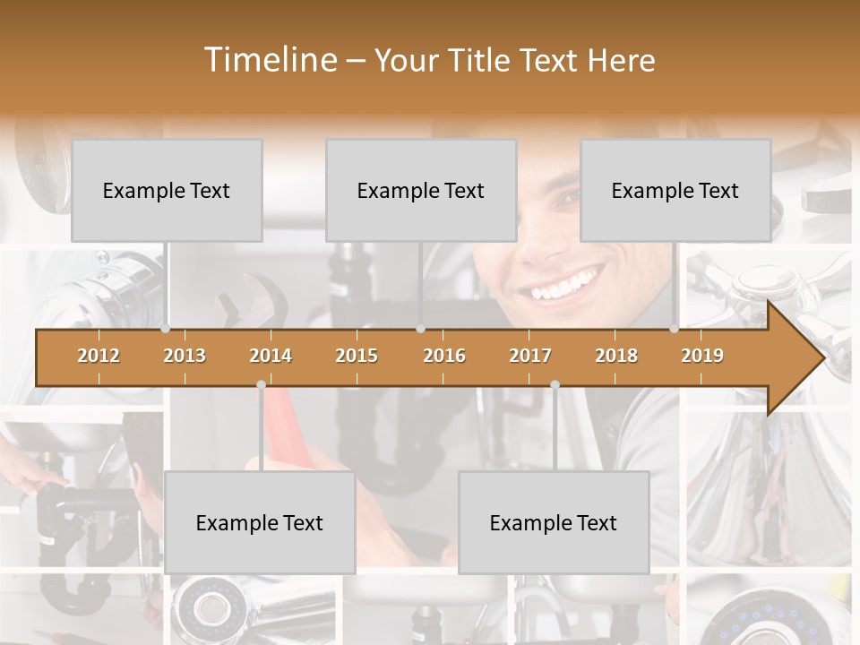 Cute Mattress Woman PowerPoint Template