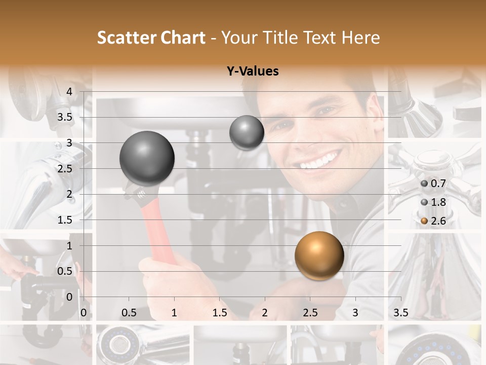 Cute Mattress Woman PowerPoint Template