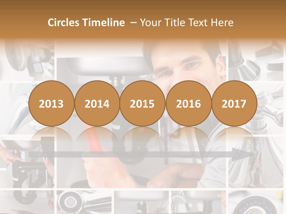 Cute Mattress Woman PowerPoint Template