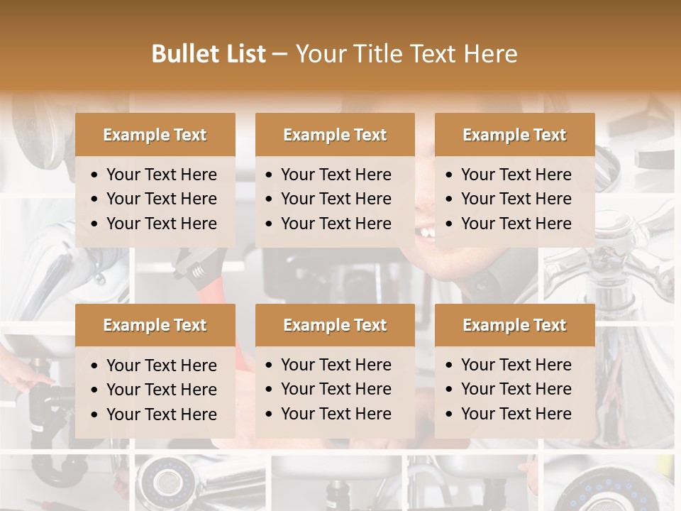 Cute Mattress Woman PowerPoint Template