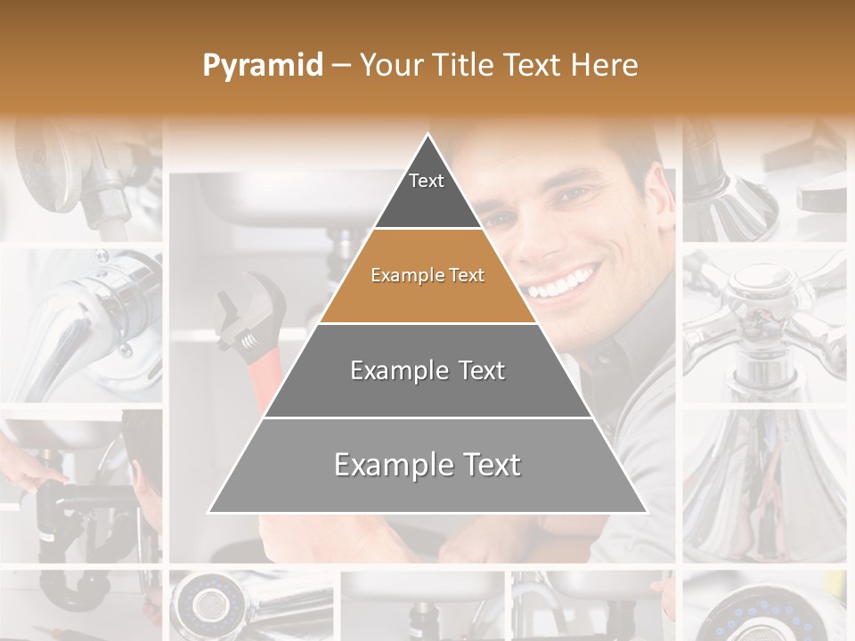 Cute Mattress Woman PowerPoint Template