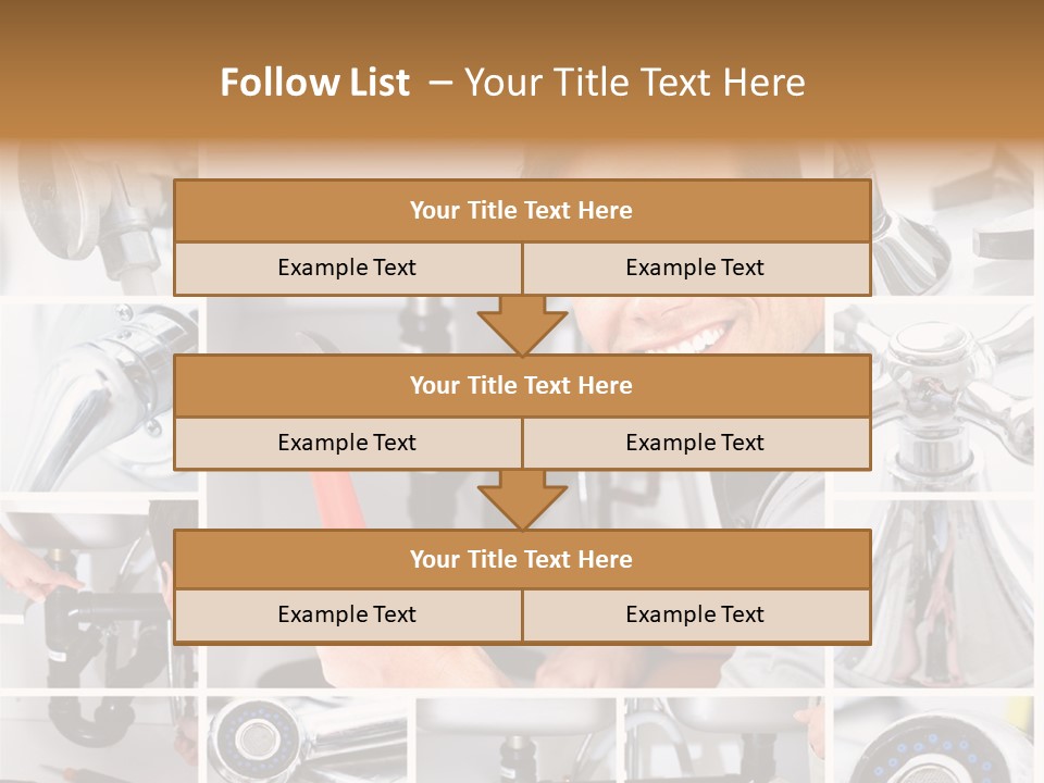 Cute Mattress Woman PowerPoint Template