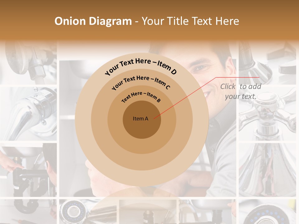 Cute Mattress Woman PowerPoint Template