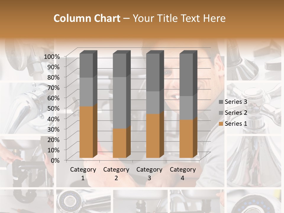 Cute Mattress Woman PowerPoint Template