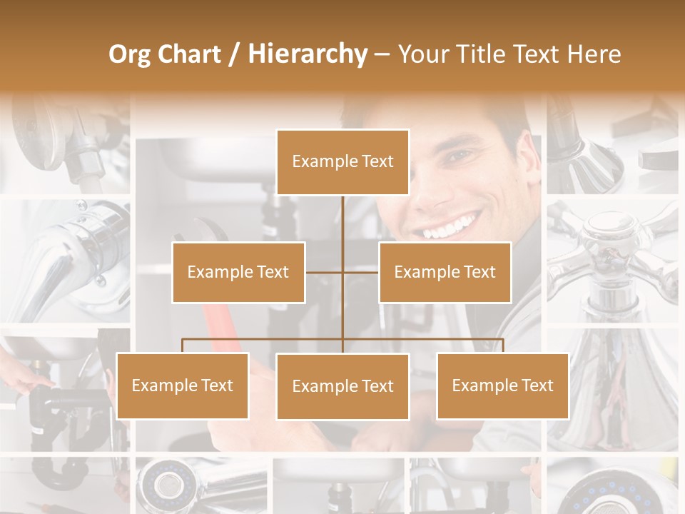 Cute Mattress Woman PowerPoint Template