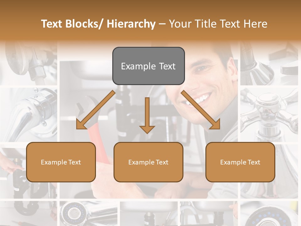 Cute Mattress Woman PowerPoint Template