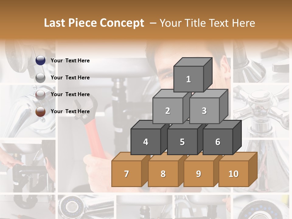 Cute Mattress Woman PowerPoint Template