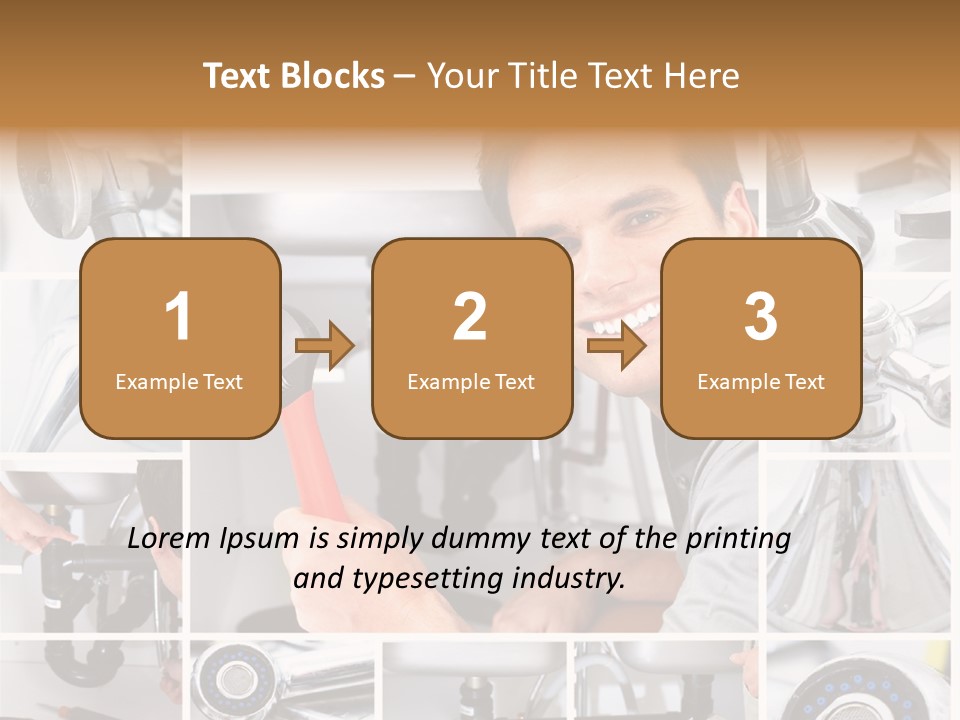 Cute Mattress Woman PowerPoint Template