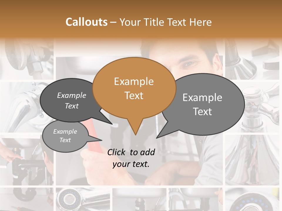 Cute Mattress Woman PowerPoint Template