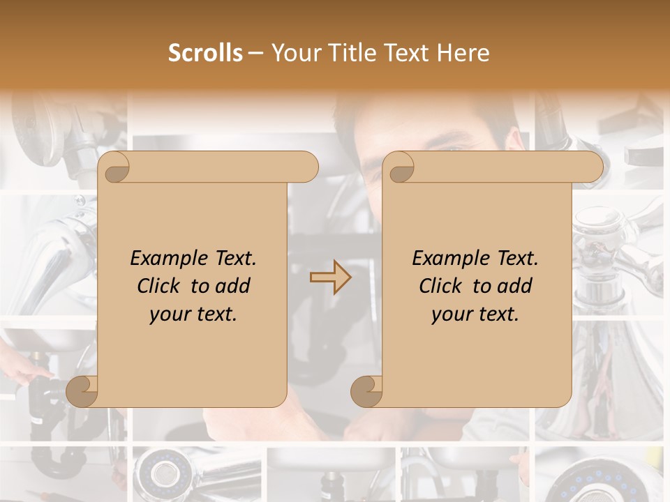 Cute Mattress Woman PowerPoint Template