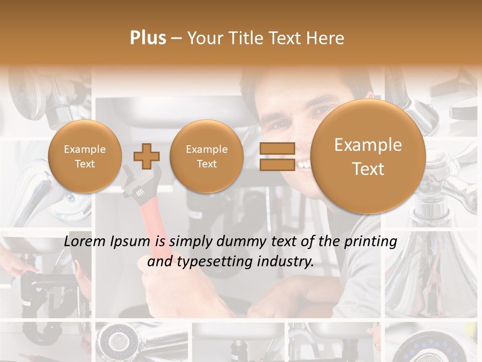 Cute Mattress Woman PowerPoint Template