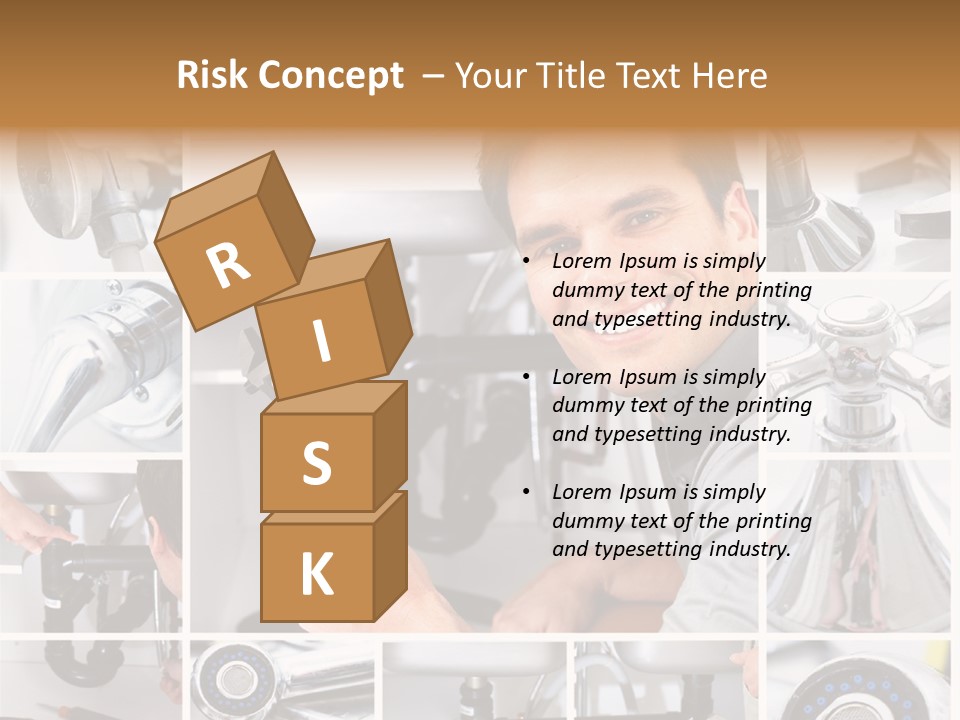 Cute Mattress Woman PowerPoint Template