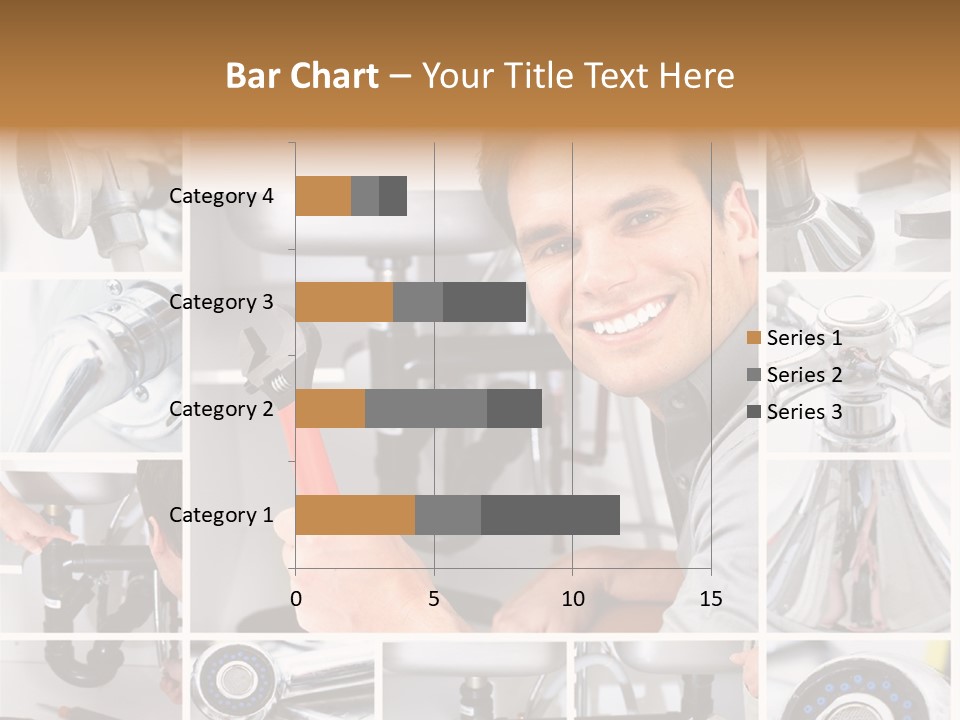 Cute Mattress Woman PowerPoint Template