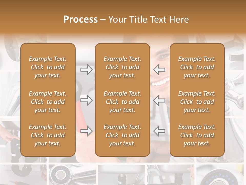 Cute Mattress Woman PowerPoint Template