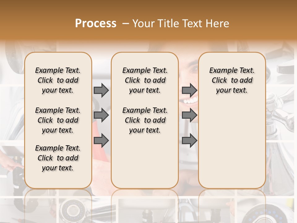 Cute Mattress Woman PowerPoint Template