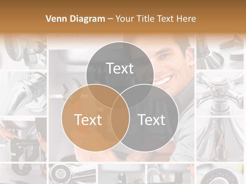 Cute Mattress Woman PowerPoint Template