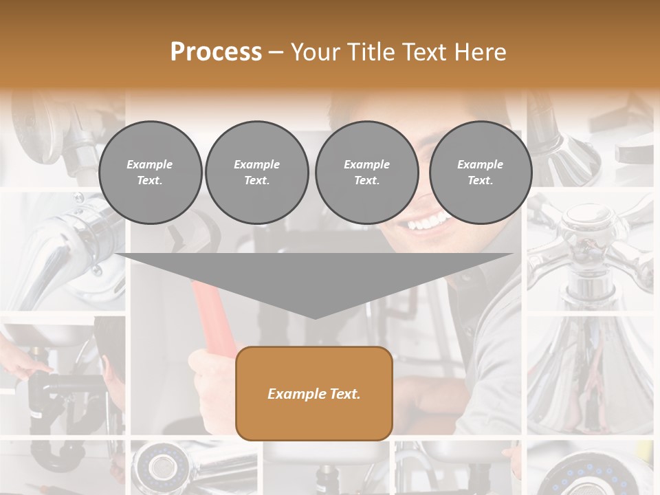 Cute Mattress Woman PowerPoint Template