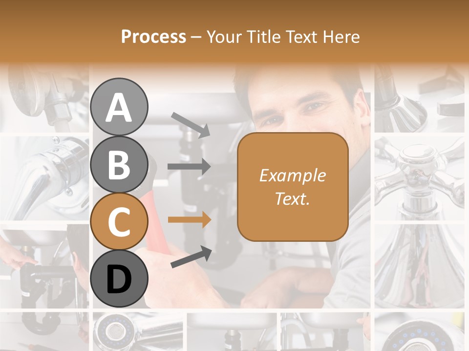 Cute Mattress Woman PowerPoint Template