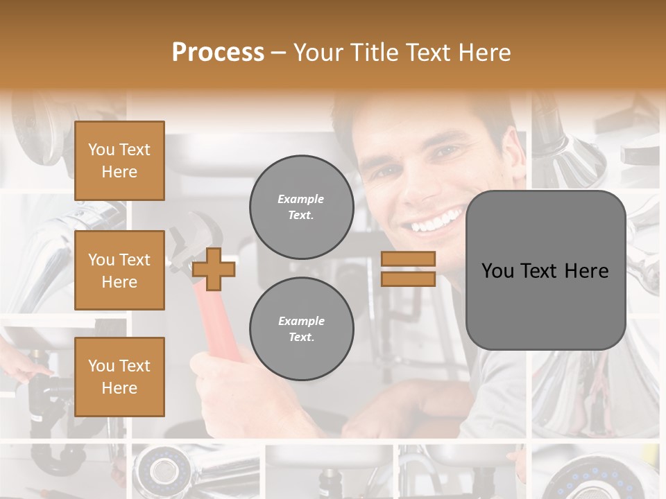 Cute Mattress Woman PowerPoint Template