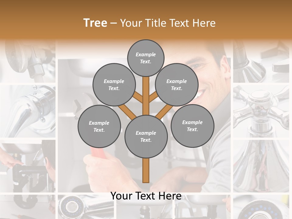 Cute Mattress Woman PowerPoint Template