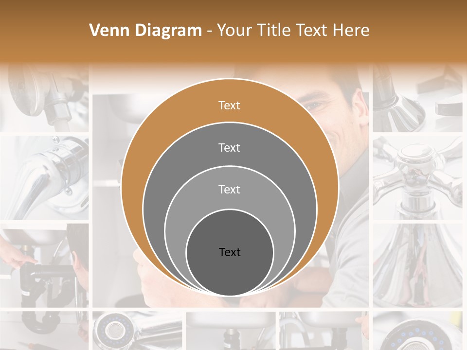 Cute Mattress Woman PowerPoint Template