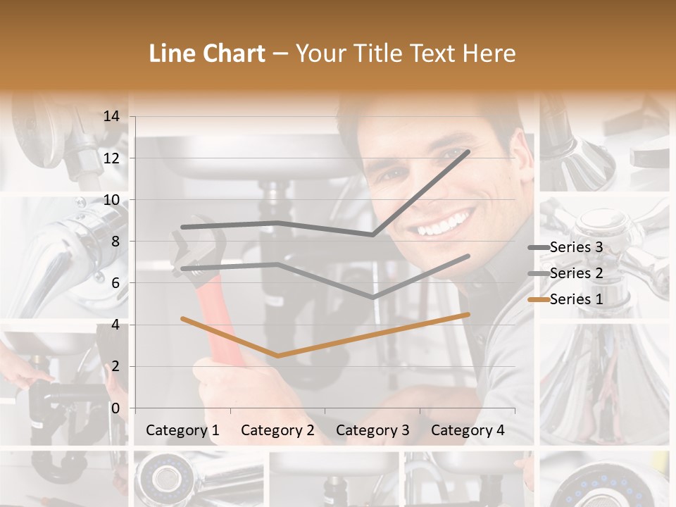 Cute Mattress Woman PowerPoint Template