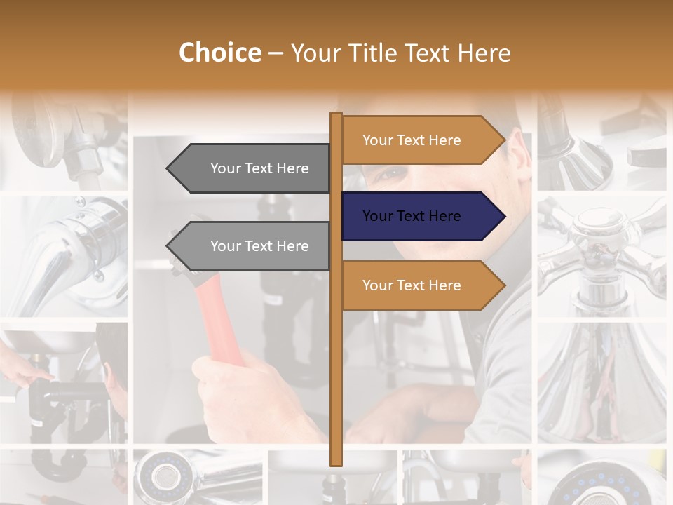 Cute Mattress Woman PowerPoint Template