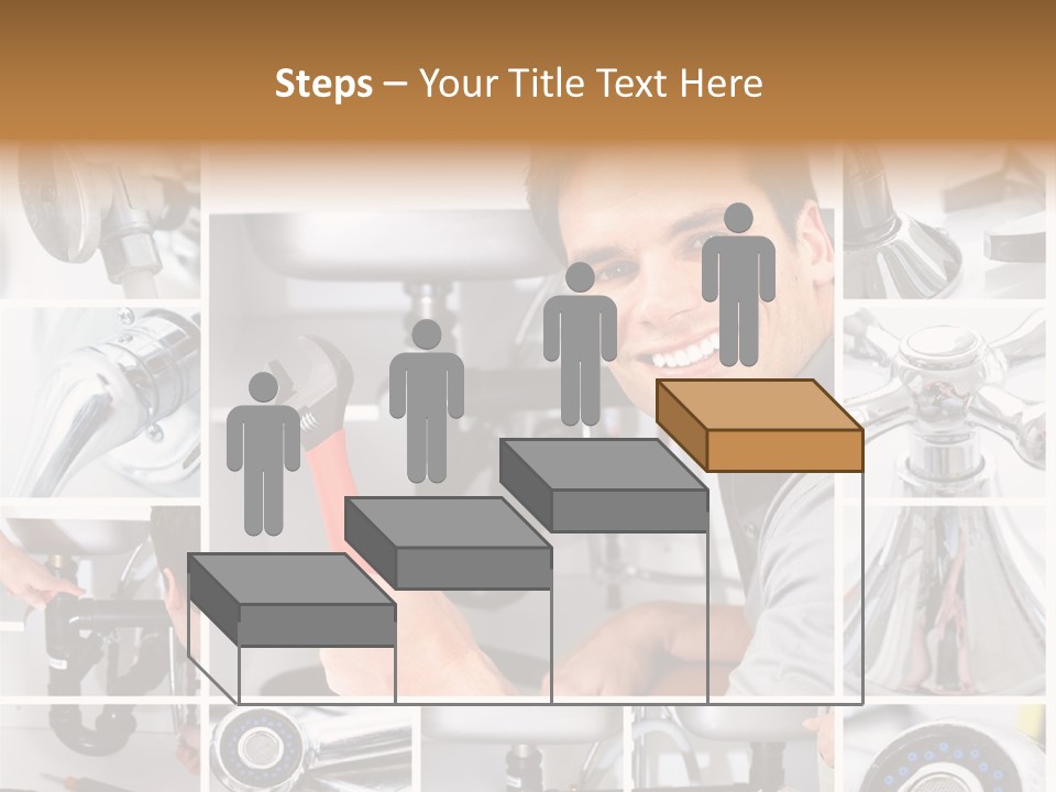 Cute Mattress Woman PowerPoint Template