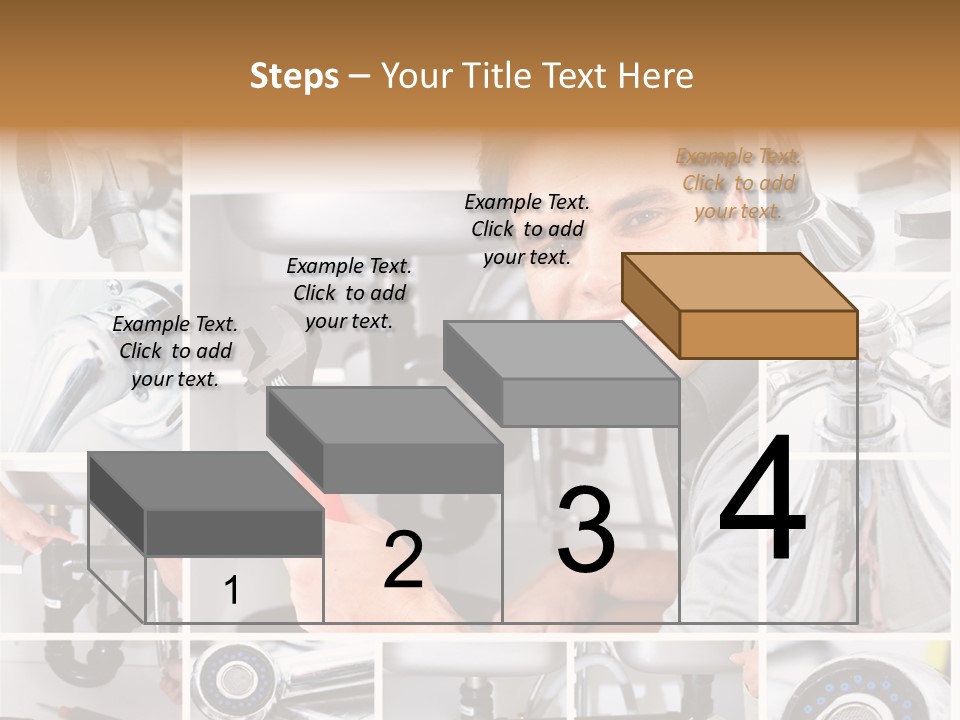 Cute Mattress Woman PowerPoint Template