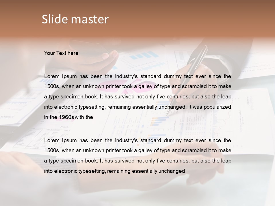 Asian Working Meeting PowerPoint Template