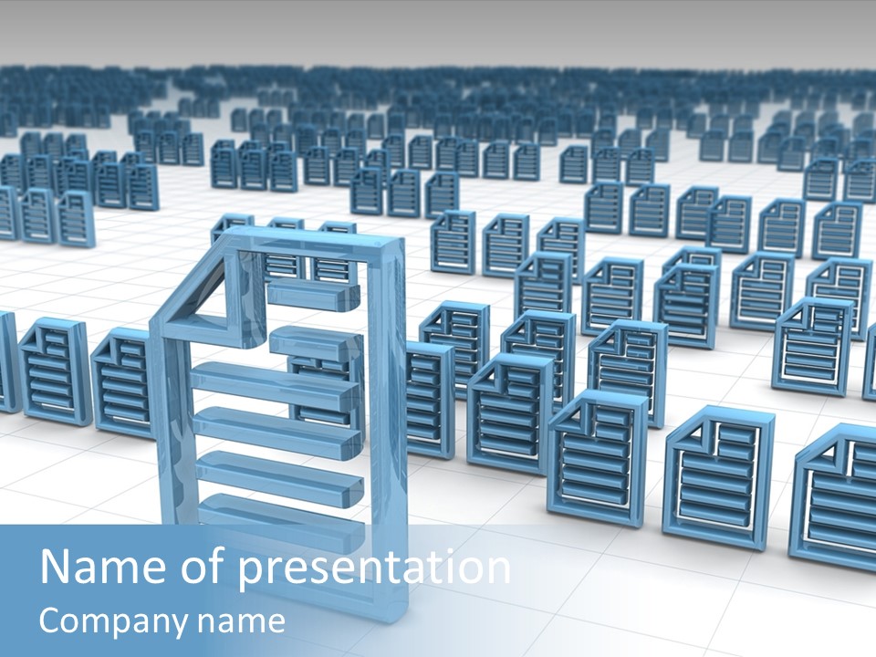 Document Hosting Host PowerPoint Template