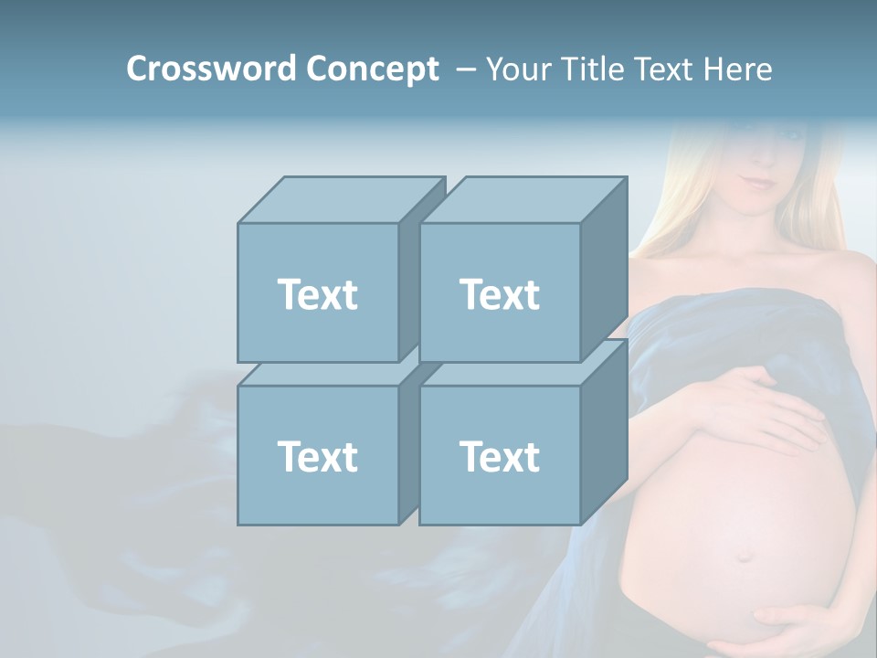 Touching Copyspace Parenthood PowerPoint Template