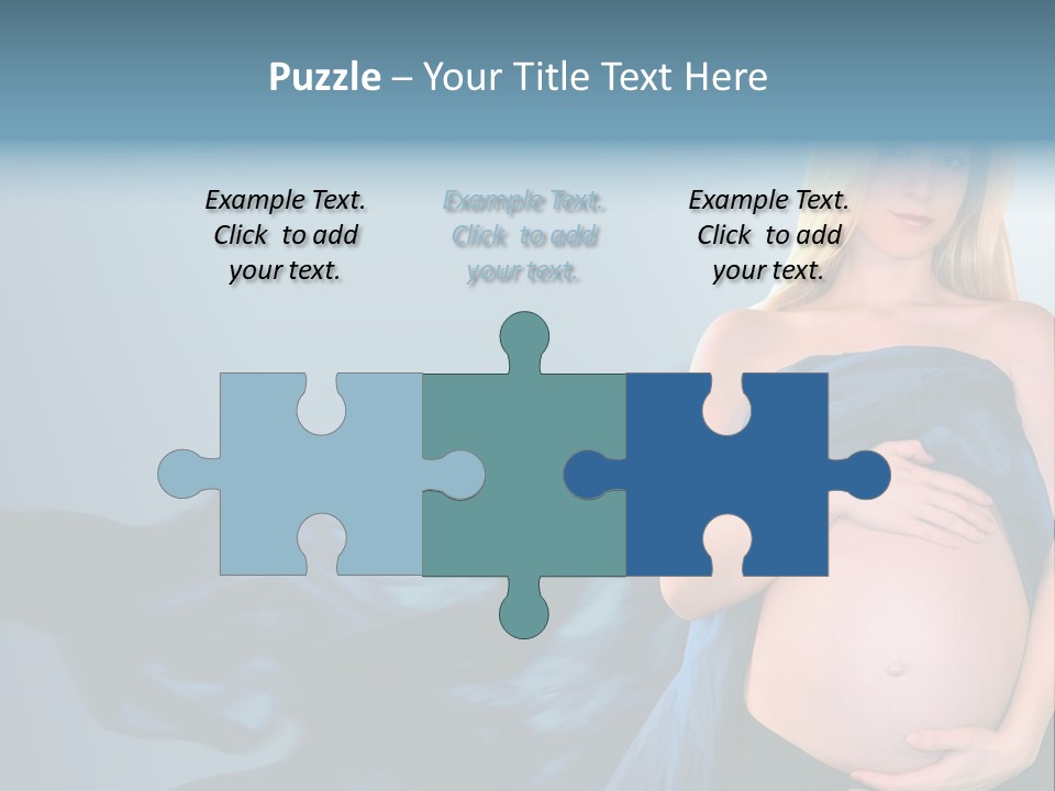 Touching Copyspace Parenthood PowerPoint Template