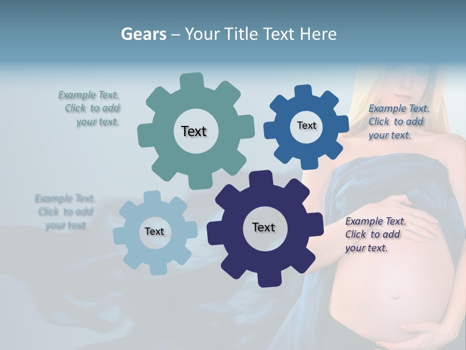 Touching Copyspace Parenthood PowerPoint Template