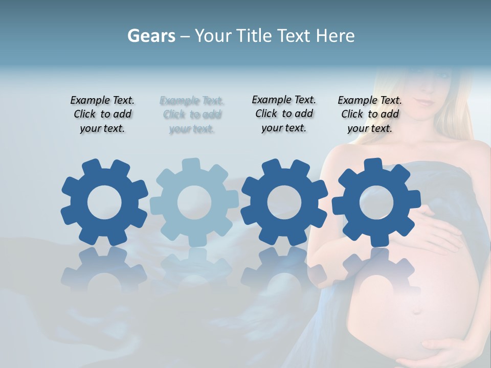 Touching Copyspace Parenthood PowerPoint Template