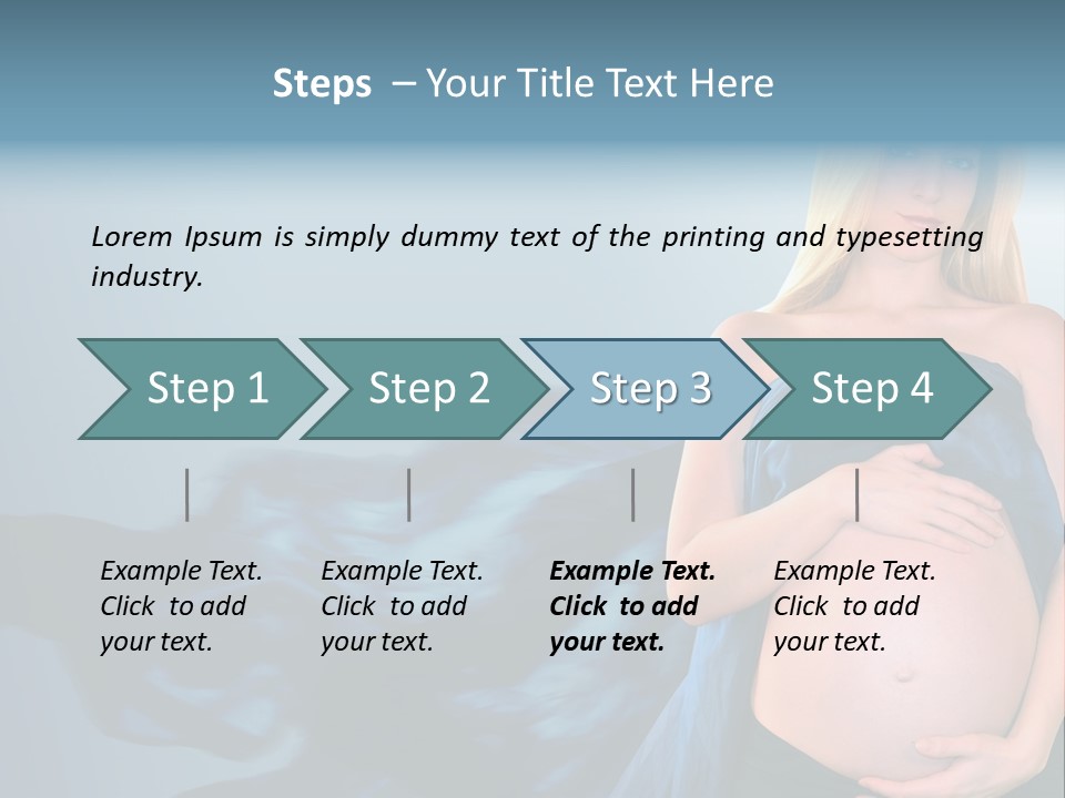 Touching Copyspace Parenthood PowerPoint Template
