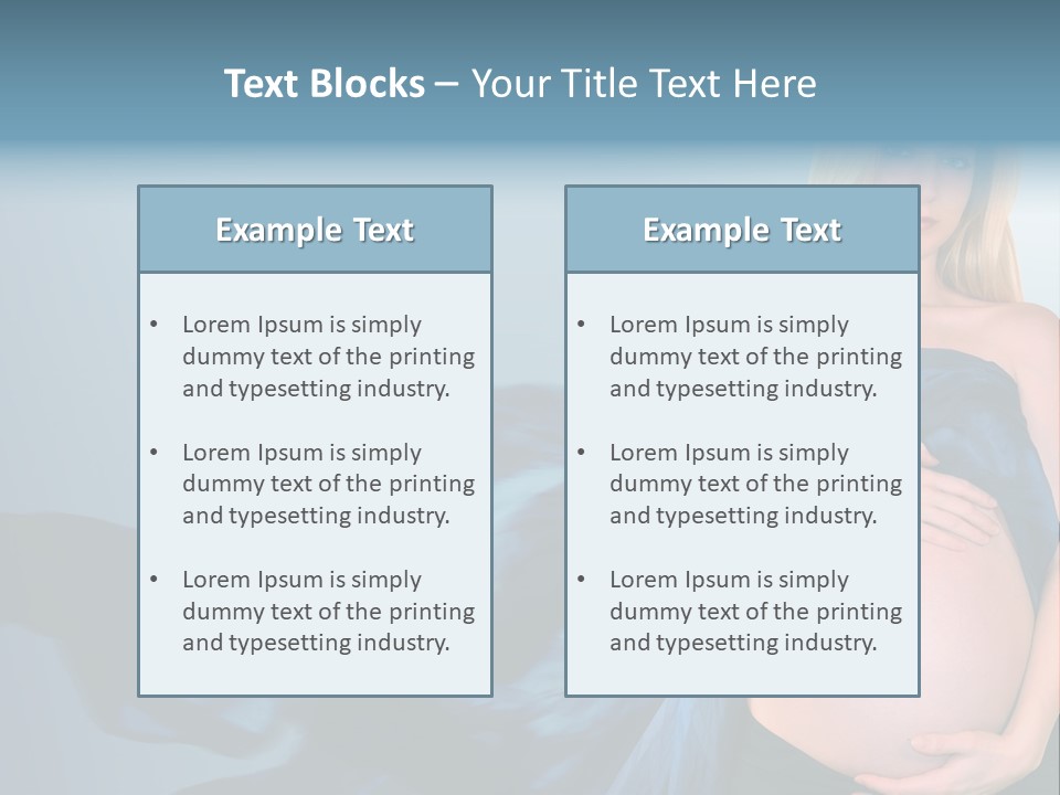 Touching Copyspace Parenthood PowerPoint Template