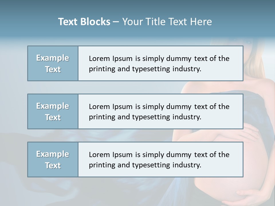 Touching Copyspace Parenthood PowerPoint Template