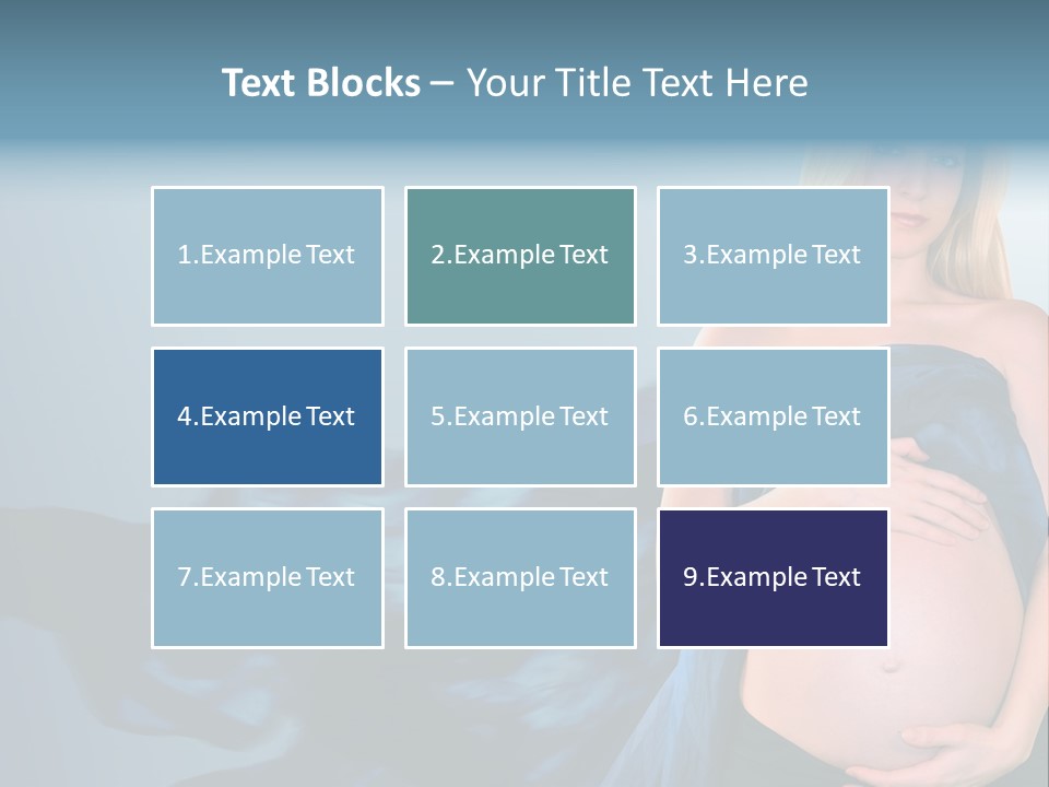 Touching Copyspace Parenthood PowerPoint Template