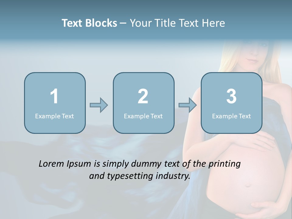 Touching Copyspace Parenthood PowerPoint Template