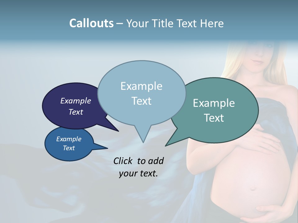 Touching Copyspace Parenthood PowerPoint Template